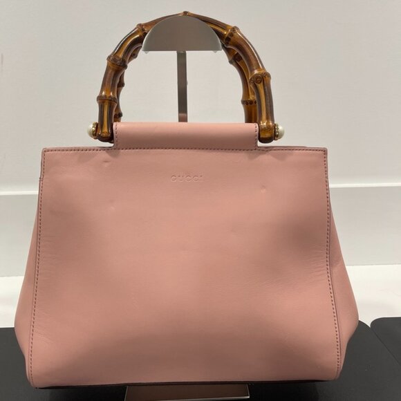 Gucci Medium Nymphaea Top Handle 2-way Bag Preloved in Good Condition(124487)